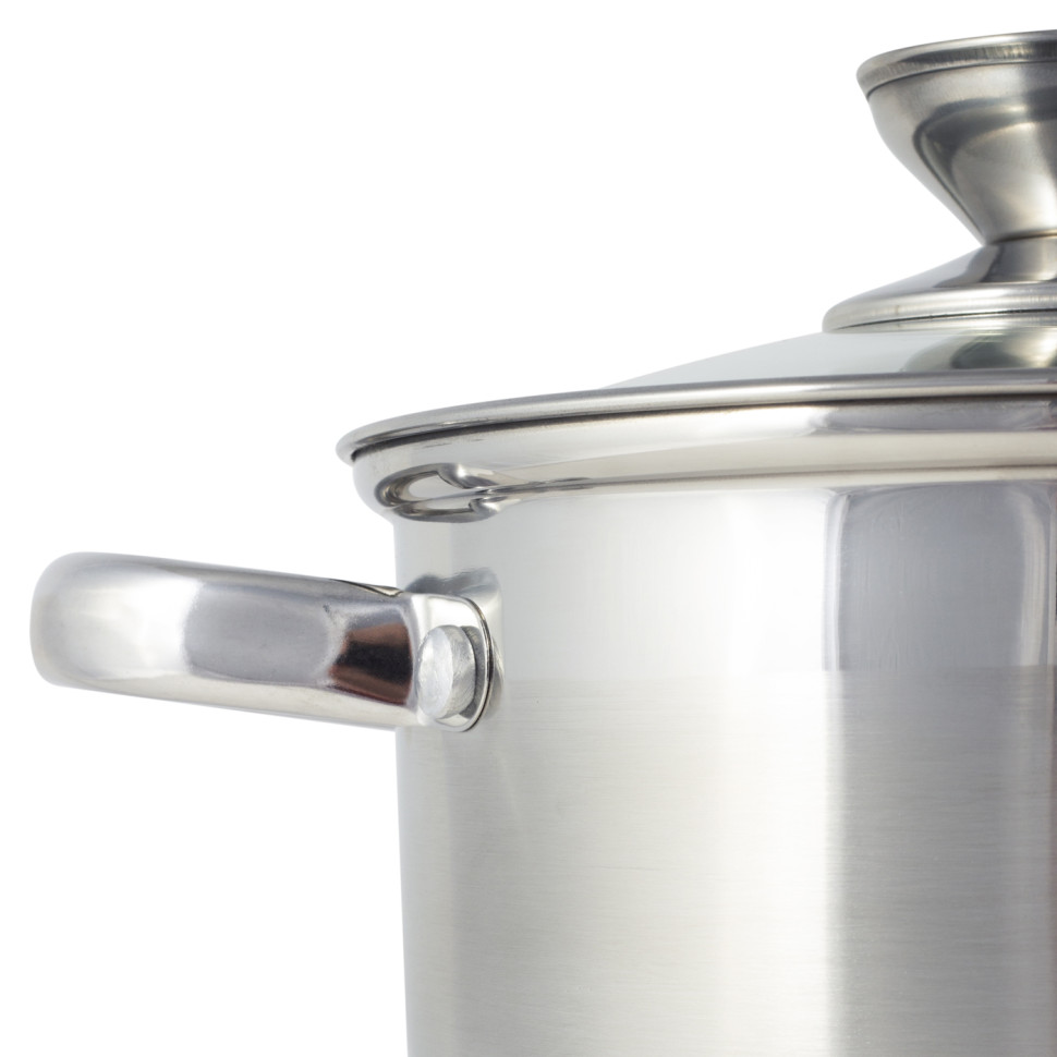 Кастрюли уакен. 014. Кастрюля нерж 2,0л kl-4262-16. 18см из нержавейки(ве-347/2). Эмаль кастрюля 4л с рис.