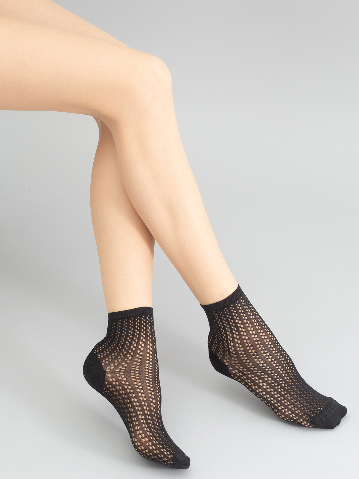 Капроновые носки женские Giulia WS2 AIR PA 008 черные UNI