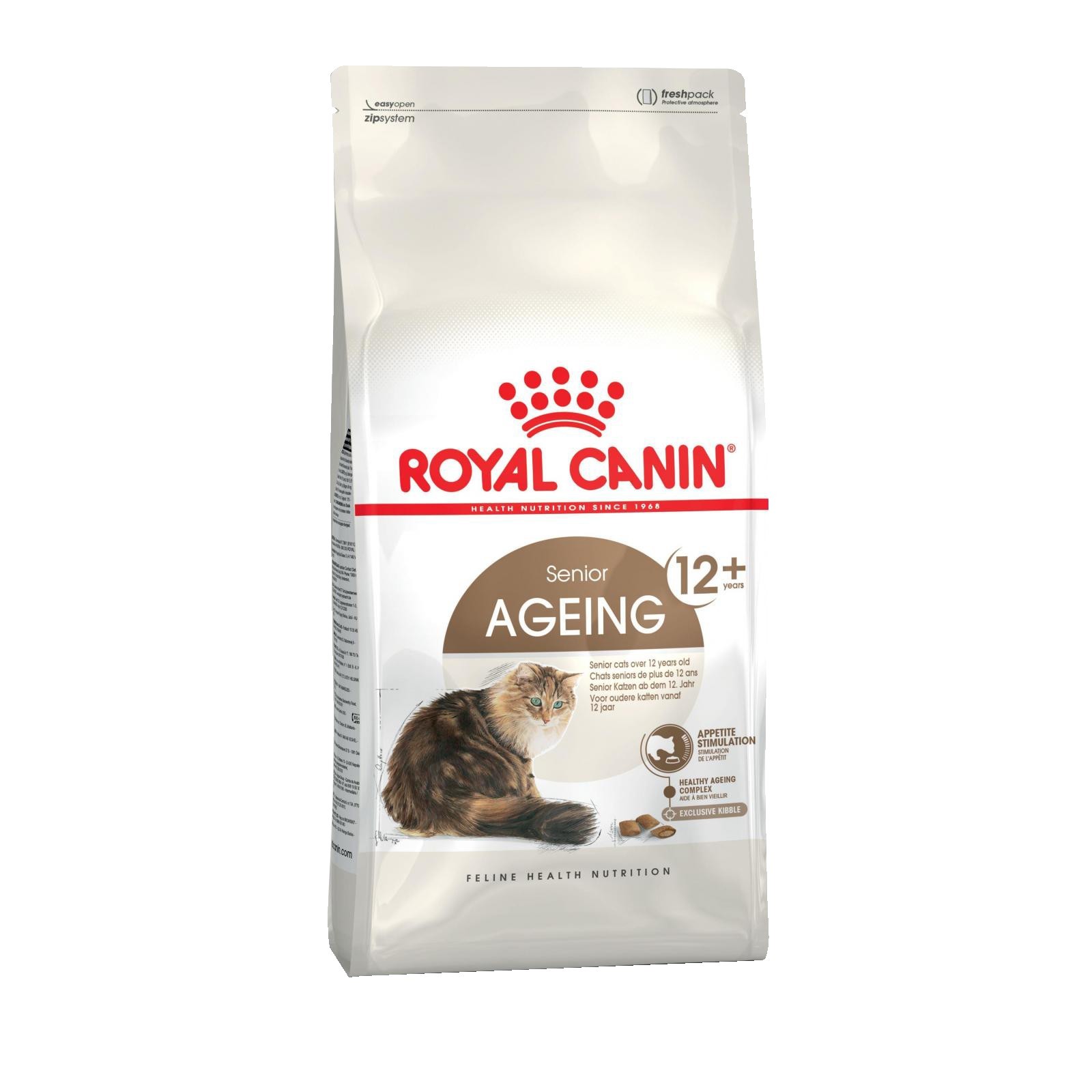 Сухой корм для кошек Royal Canin Senior Ageing 12+, старше 12 лет 2 кг - купить в ЗооРай37, цена на Мегамаркет