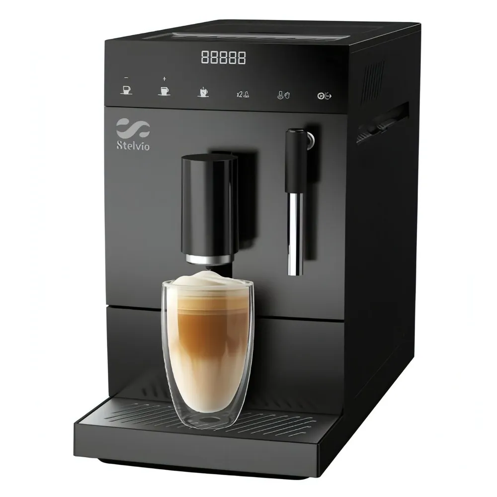 Кофемашина автоматическая Stelvio AC100 черный - купить в HOLODILNIK.RU, цена на Мегамаркет
