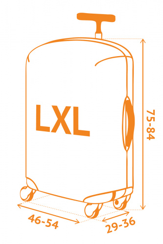 Чехол для чемодана Routemark Ракета L/XL SP180 розовый