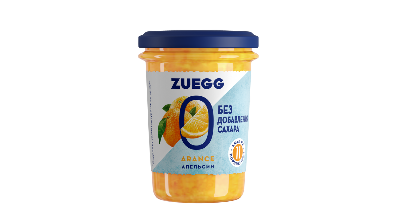 Конфитюр Zuegg апельсин, без добавления сахара, 220 г - отзывы покупателей  на маркетплейсе Мегамаркет | Артикул: 100030011203