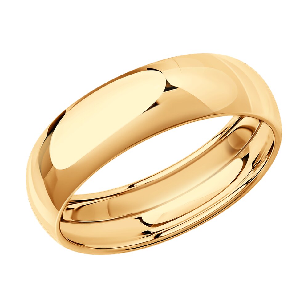 Кольцо из красного золота р. 16,5 SOKOLOV 10038-001 - купить в Москве, цены на Мегамаркет