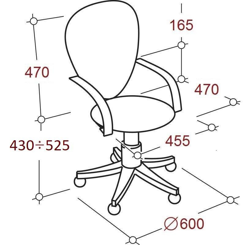 Кресло офисное easy chair 224 черное