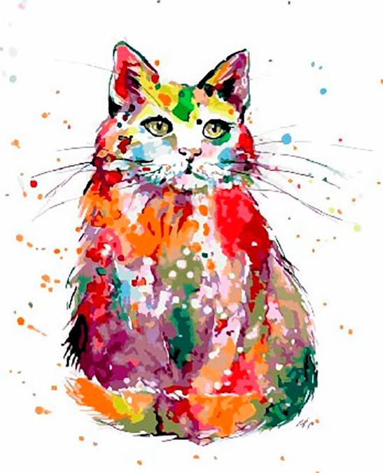 Разноцветные коты