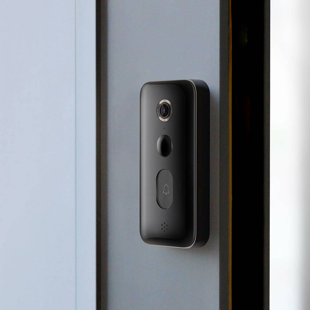 Звонок дверной умный Xiaomi Smart Doorbell 3, черный - отзывы покупателей  на Мегамаркет | 100042844208