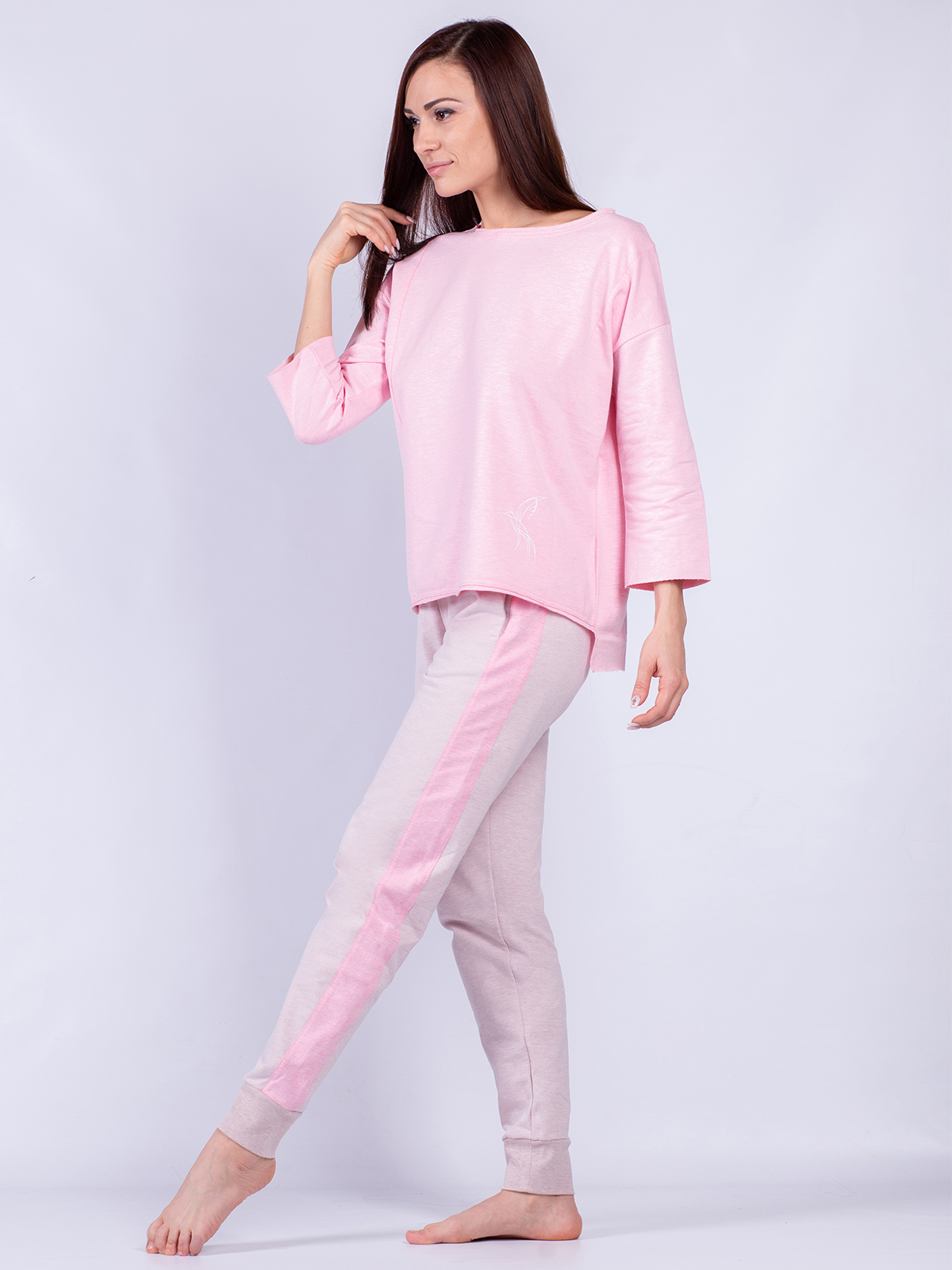 Пижама комплект женская Oxouno розовая M