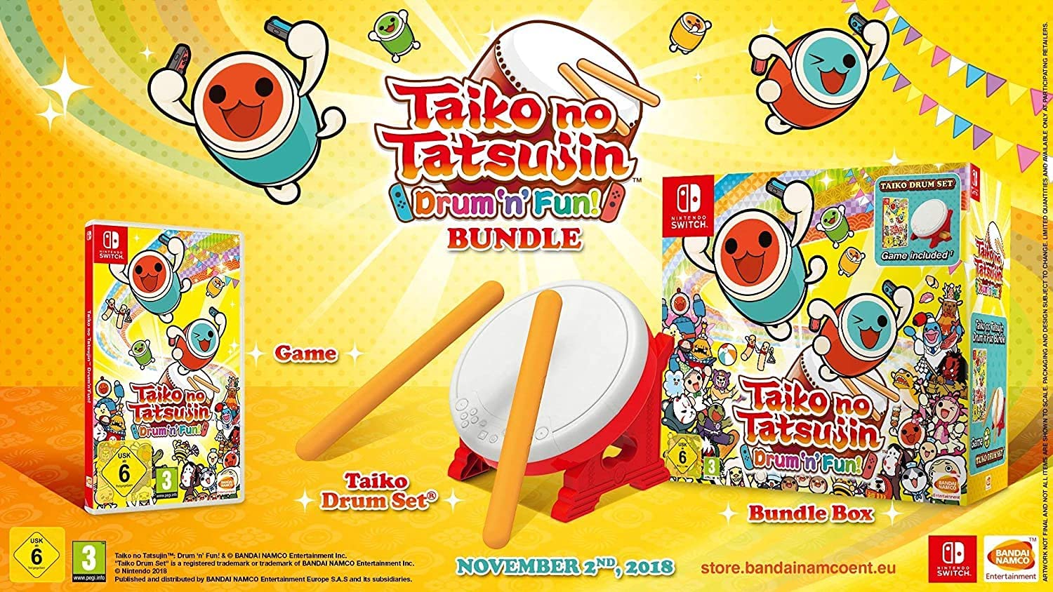 Taiko no tatsujin shop drum controller switch