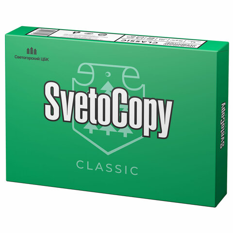 Купить бумага офисная SvetoCopy Classic А4 500 л., цены на Мегамаркет | Артикул: 100059680975