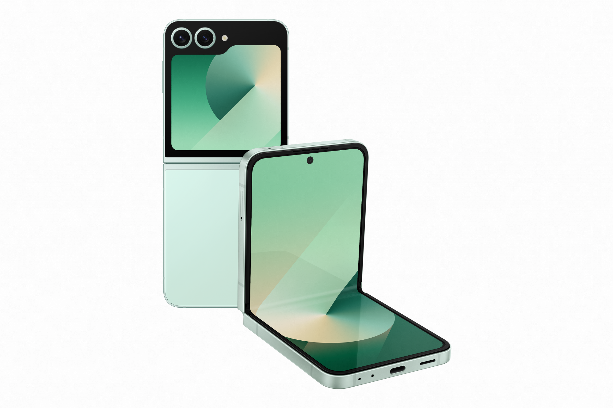 Смартфон Samsung Galaxy Z Flip 6 SM-F741B, 256 Гб, Light Green - купить в Yo store, цена на Мегамаркет