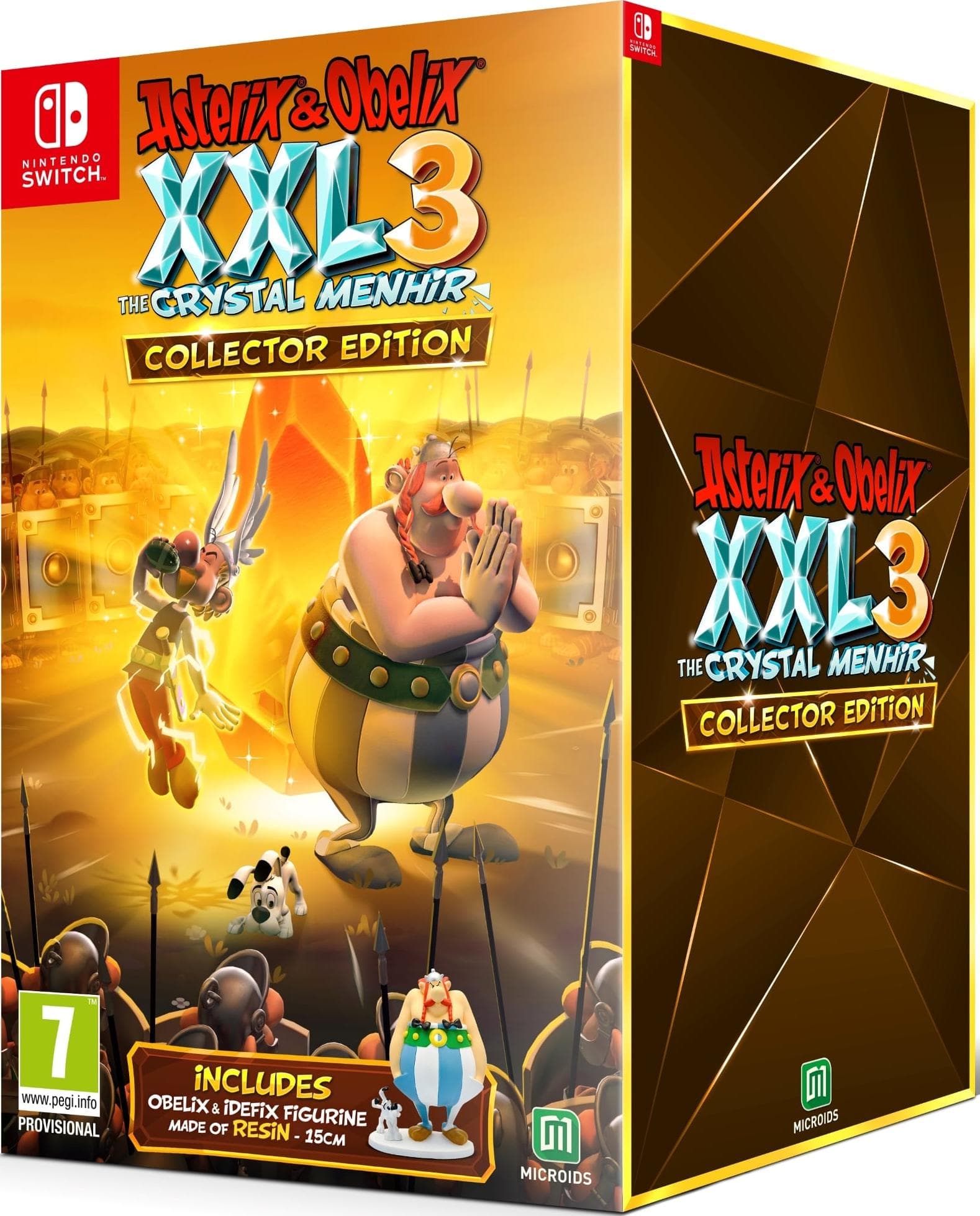 Игра Asterix and Obelix XXL3: The Crystal Menhir. Collector Edition для  Nintendo Switch, купить в Москве, цены в интернет-магазинах на Мегамаркет