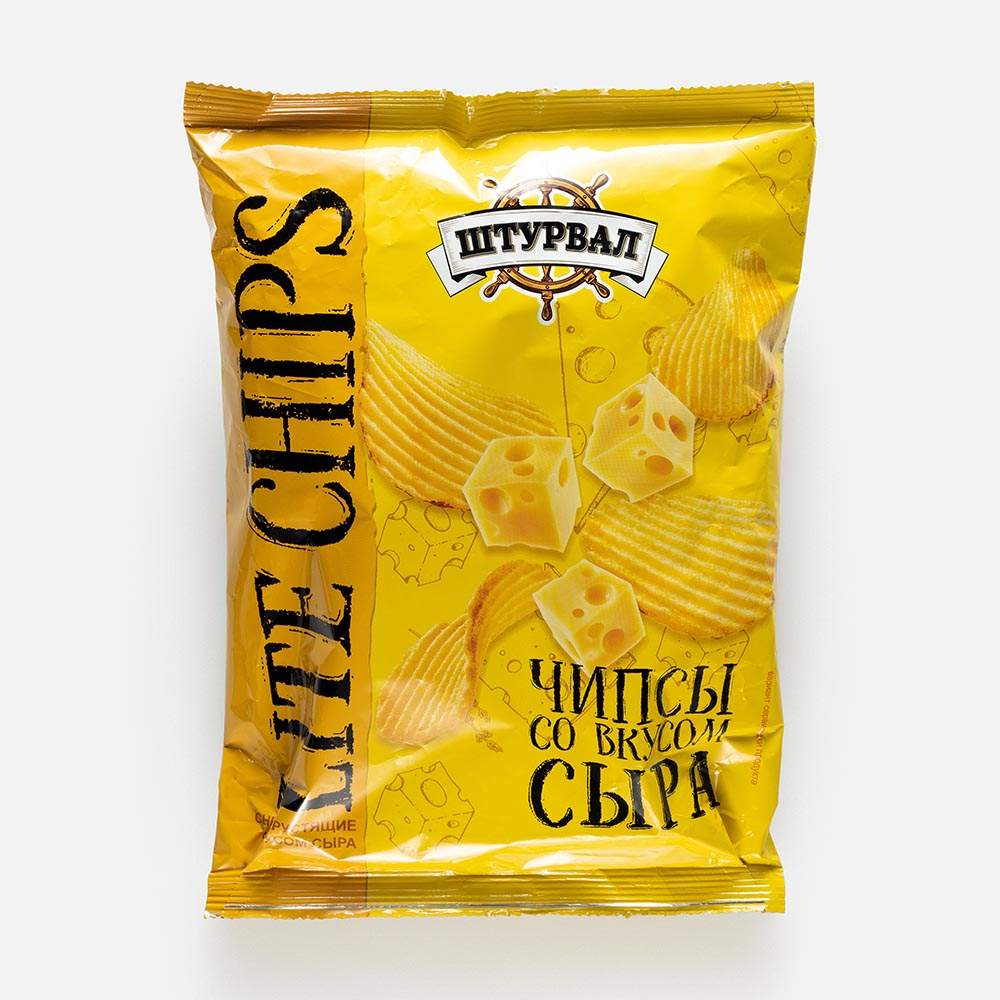 Купить чипсы картофельные Штурвал Lite Chips сыр, 65 г, цены на Мегамаркет | Артикул: 100059761589