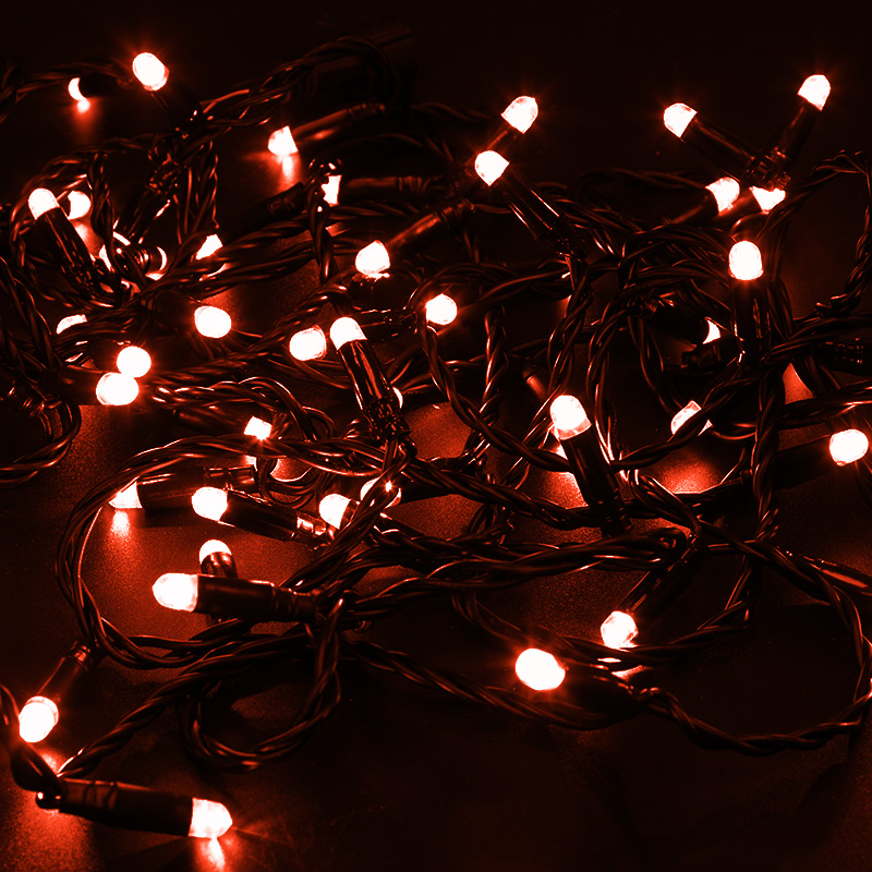 Световая гирлянда новогодняя Neon-Night Нить 885580 305-142 10 м красный