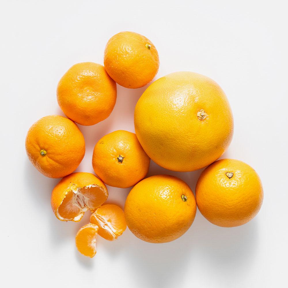 Цитрусовый микс Грейпфрут, апельсины, мандарины, 1 кг