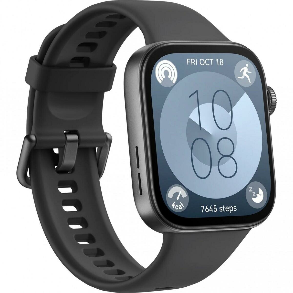 Смарт-часы HUAWEI Watch FIT 3, черные - купить в Wonderfon, цена на Мегамаркет
