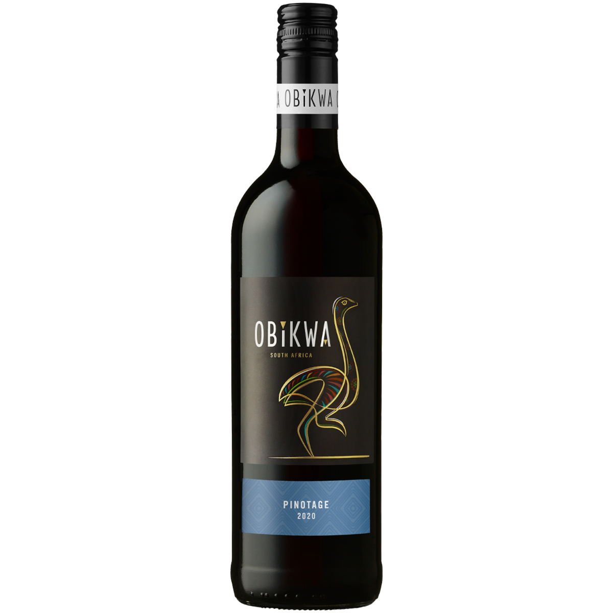 Вино Obikwa Pinotage красное сухое 0,75 л - купить в ВинЛаб, цена на Мегамаркет