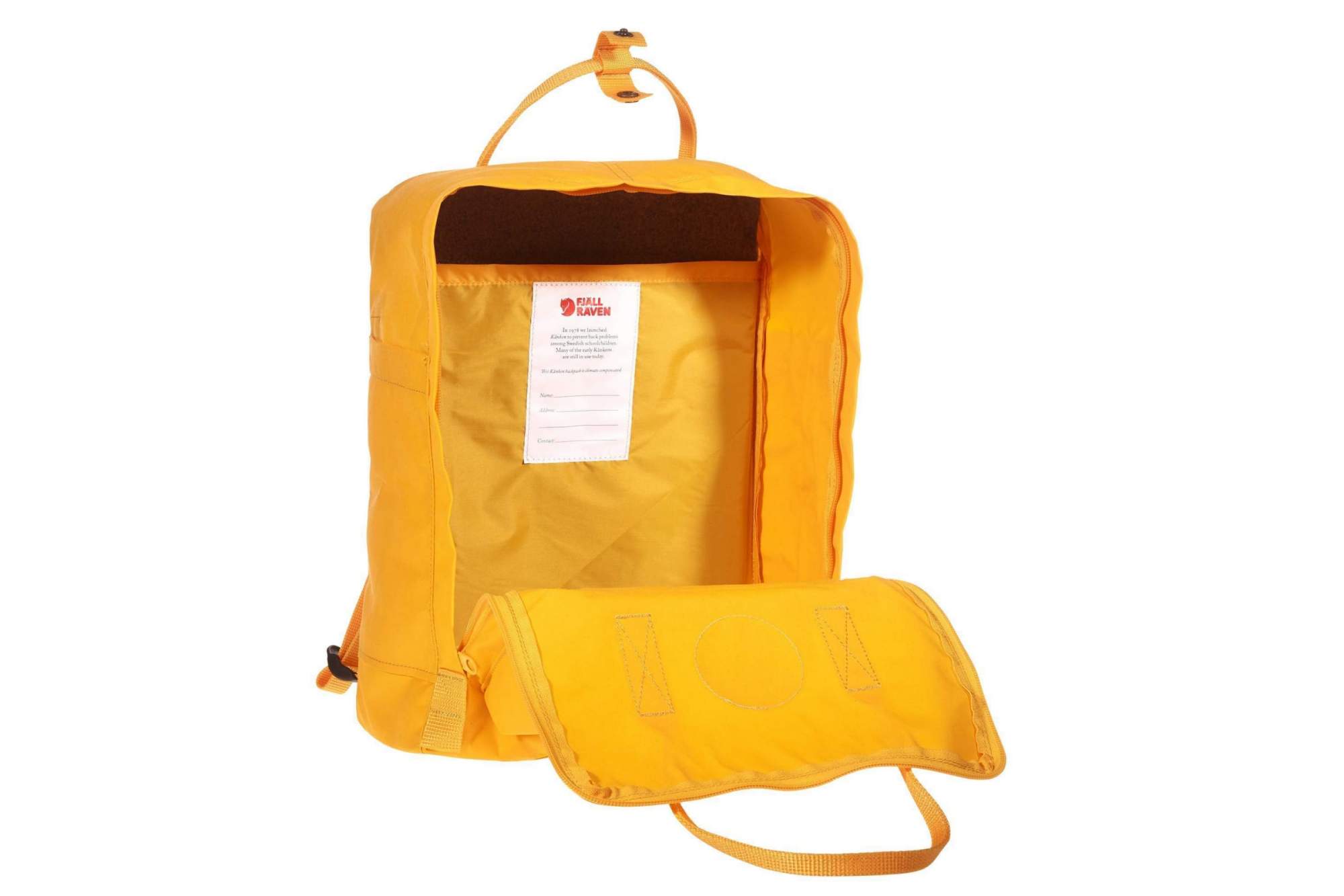 Рюкзак Fjallraven Kanken 141, цвет: желтый, 16 л
