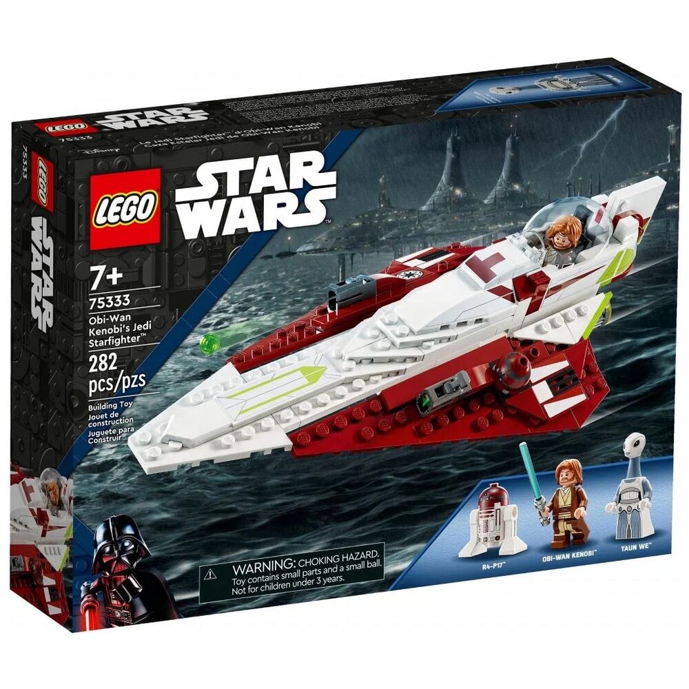 Купить конструктор LEGO Star Wars Джедайский истребитель Оби-Вана Кеноби, 282 детали, 75333, цены на Мегамаркет | Артикул: 600009520847