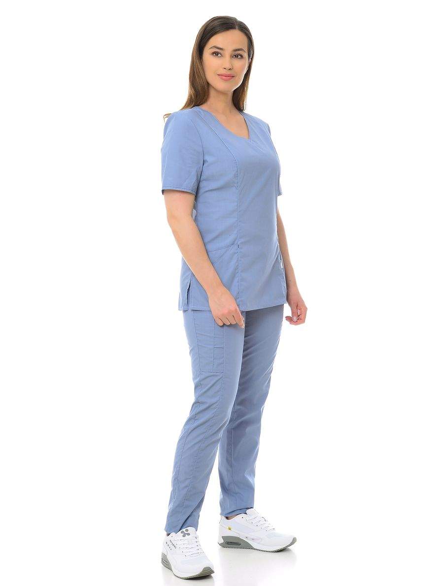 Костюм медицинский женский MedicalWear Сантана 5 117 серый 46 RU