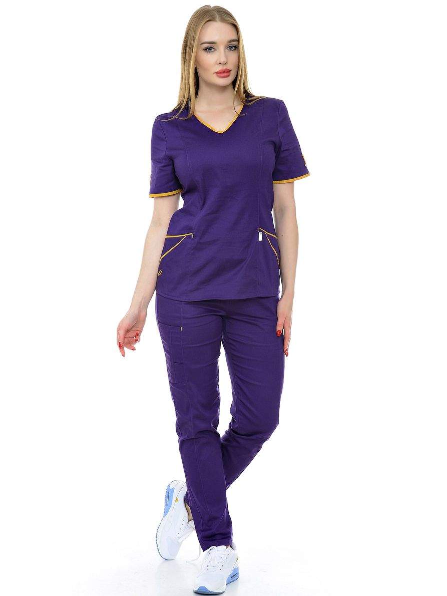 Костюм медицинский женский MedicalWear Сантана 2 117 фиолетовый 46 RU