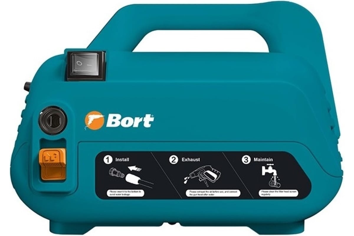 Электрическая мойка высокого давления BORT BHR-1600-Compact 93415742 1600 Вт - купить в Computermarket.ru, цена на Мегамаркет