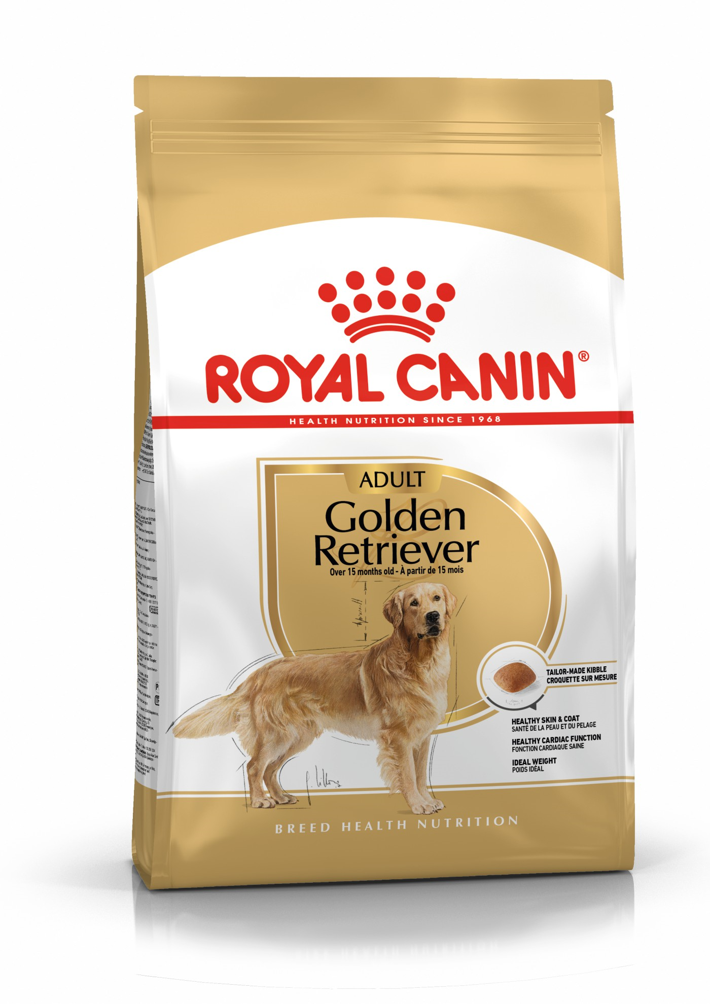 Купить сухой корм для собак ROYAL CANIN Adult Golden Retriever, курица, 12кг, цены на Мегамаркет | Артикул: 100001283993