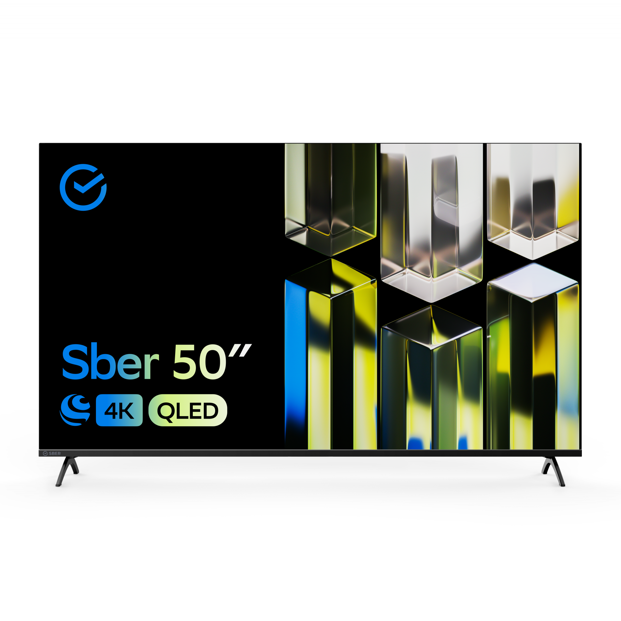 Телевизор Sber SDX-50UQ5230T, 50"(127 см), UHD 4K RAM 1,5GB - купить в Мегамаркет Владивосток, цена на Мегамаркет