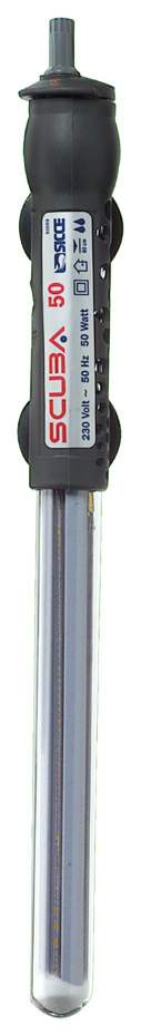 Терморегулятор погружной для аквариума SICCE Scuba, стекло, 100 Вт