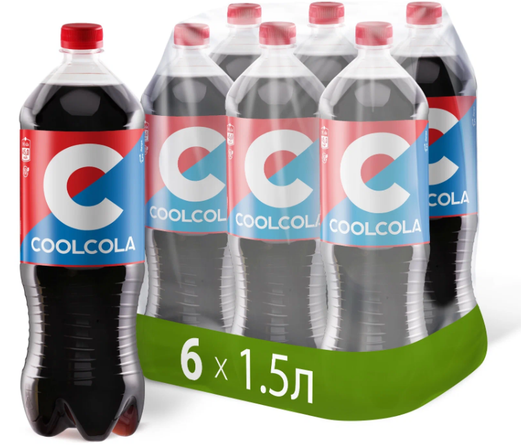 Напиток Coolcola сильногазированный, безалкогольный, 6x1,5 л - купить в Мегамаркет Москва Пушкино, цена на Мегамаркет