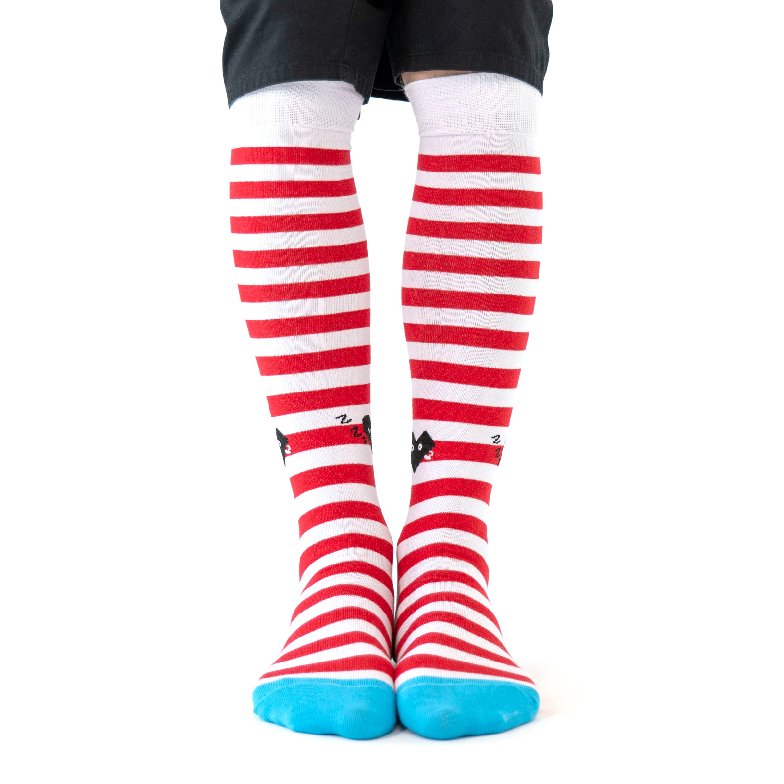 Гольфы унисекс St.Friday Socks Classic Stripes красные 38-41