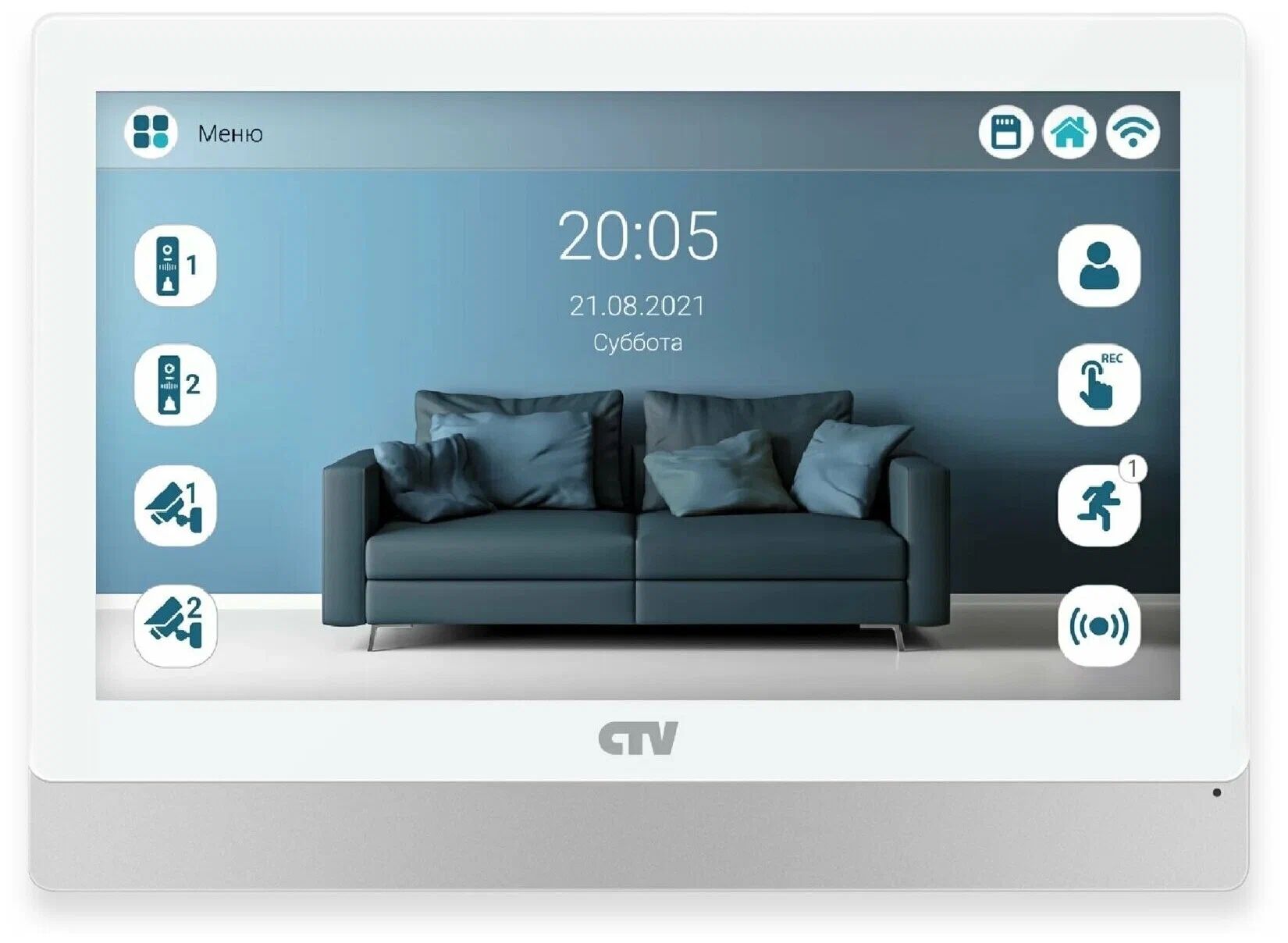 M5902 R6 Монитор видеодомофона с Wi-Fi CTV-M5902 B черный купить в интернет ...