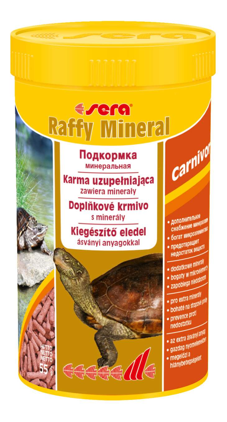 Корм для рептилий SERA Raffy Mineral, 250мл