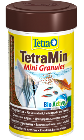 Купить корм для молодых и мелких рыб Tetra Min Mini Granules, гранулы, 100 мл, цены на Мегамаркет | Артикул: 100001283021