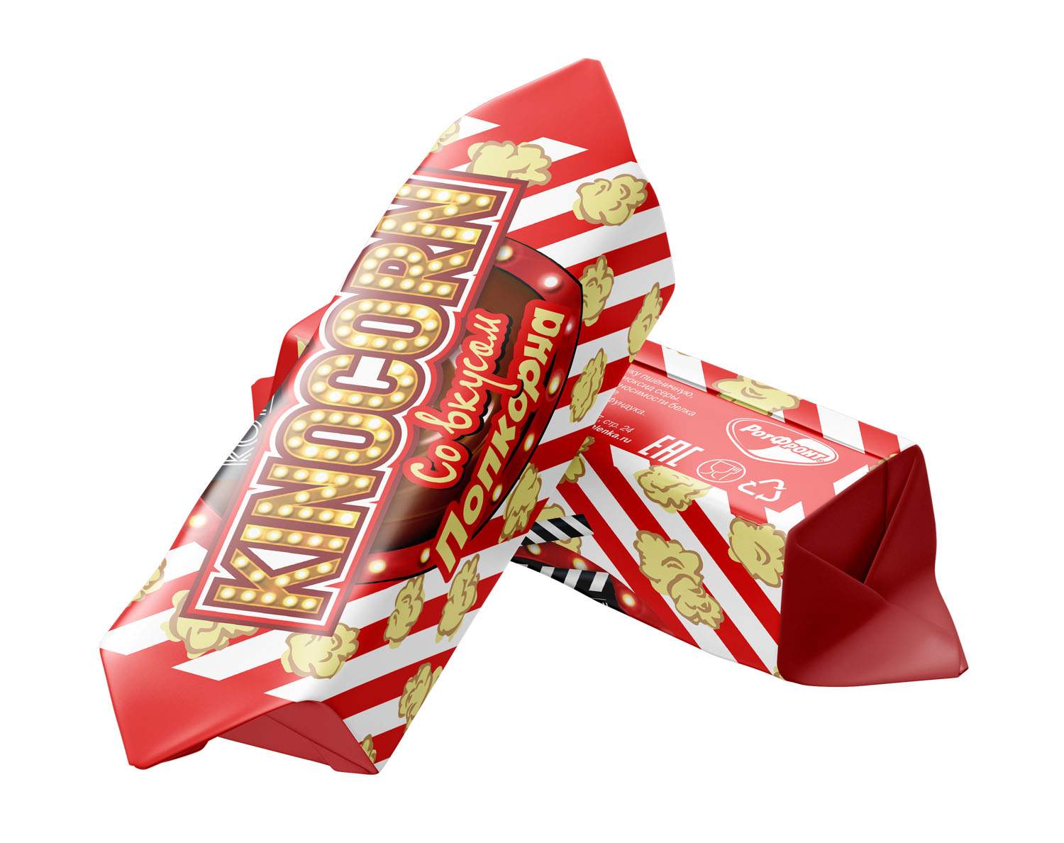 Шоколадные конфеты Рот Фронт Kinocorn со вкусом попкорна