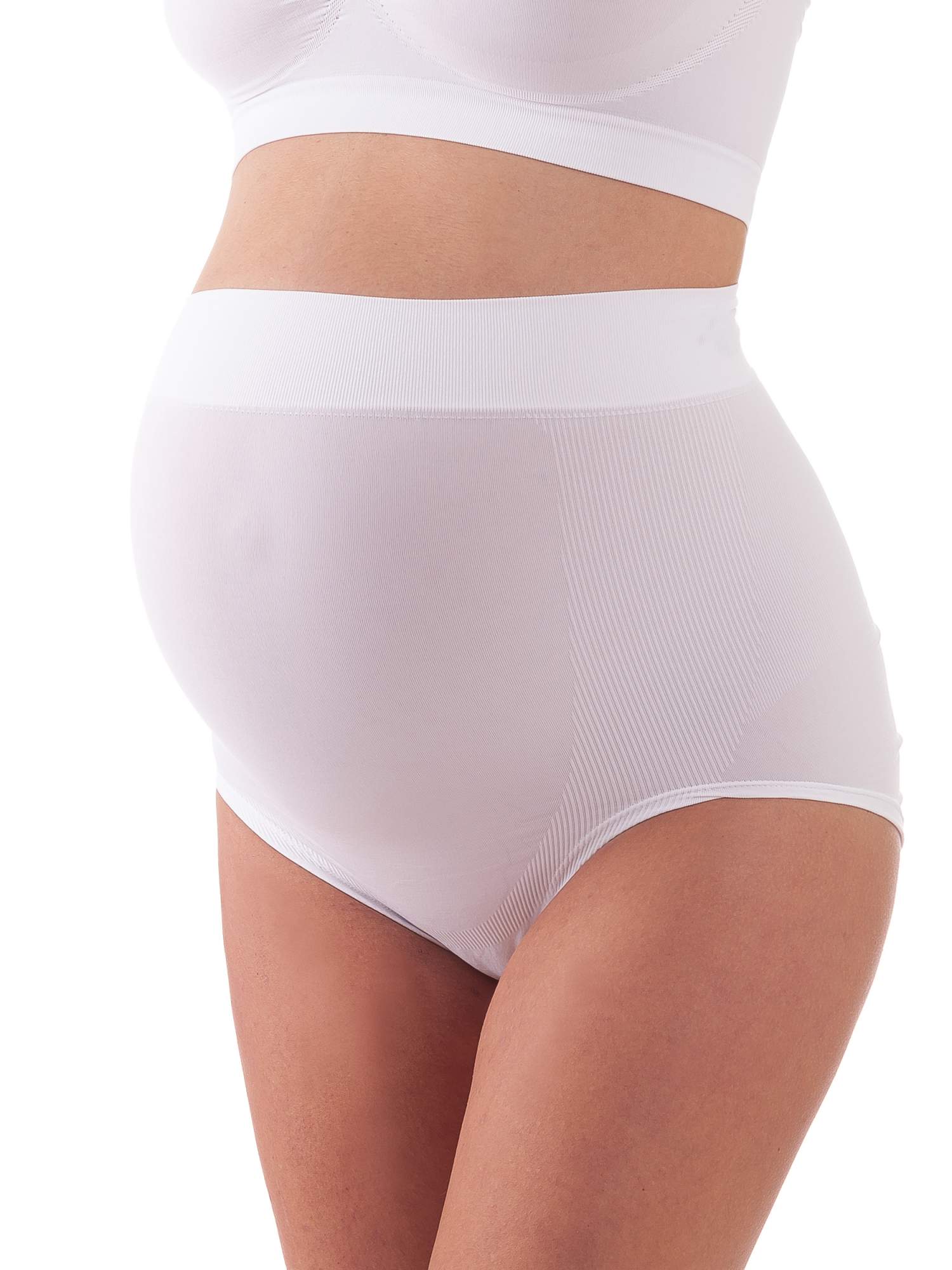 Трусы женские Bellissimo Slip Vita Alta (Maternity) белые 3/М