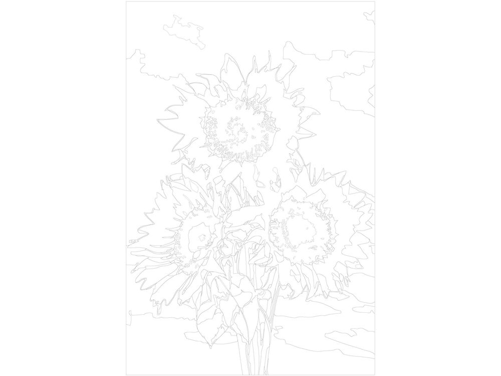 Схема по номерам цветы