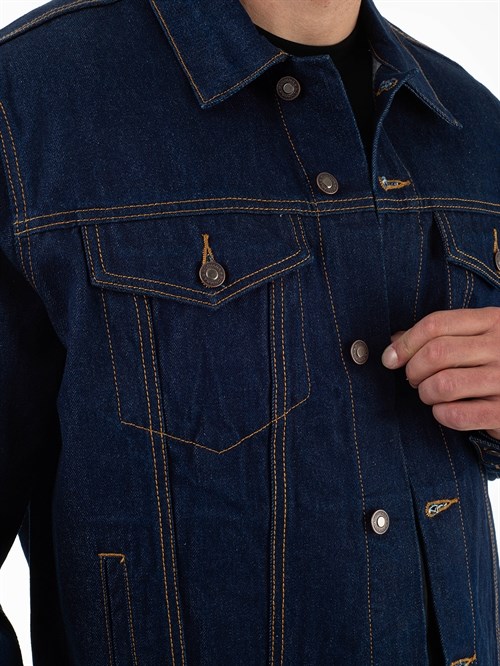 Джинсовая куртка мужская Montana 12062 синяя 3XL