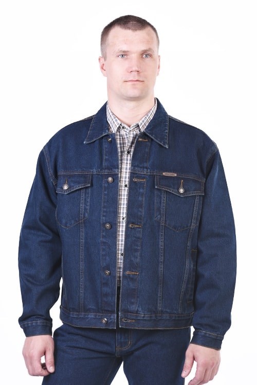 Джинсовая куртка мужская Montana 4948 синяя 3XL