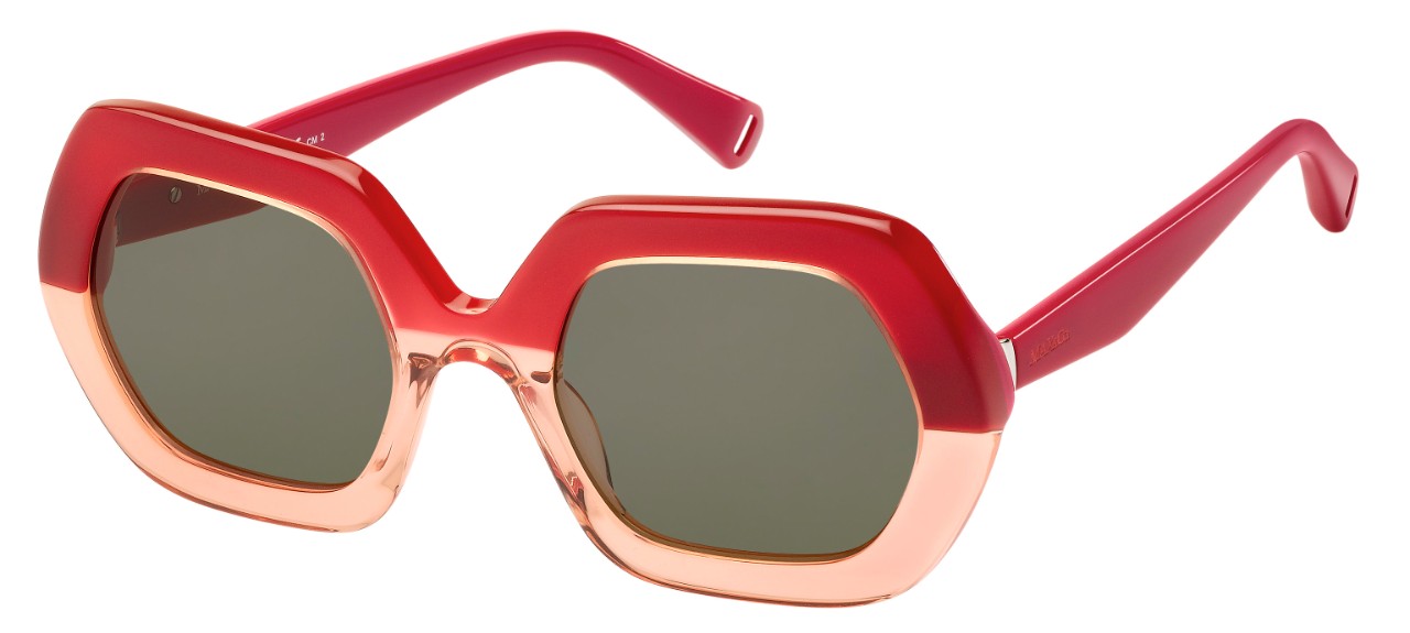 Солнцезащитные очки женские MAX & CO. MAX&CO.331/S, коричневые/красные