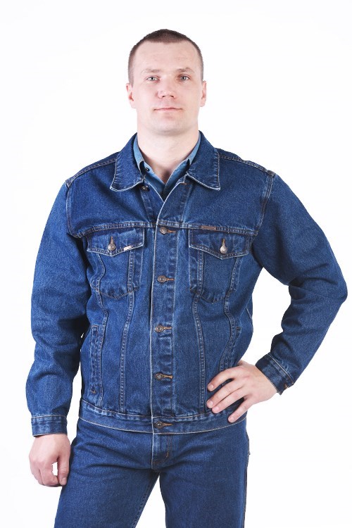 Джинсовая куртка мужская Montana 5054 синяя 3XL