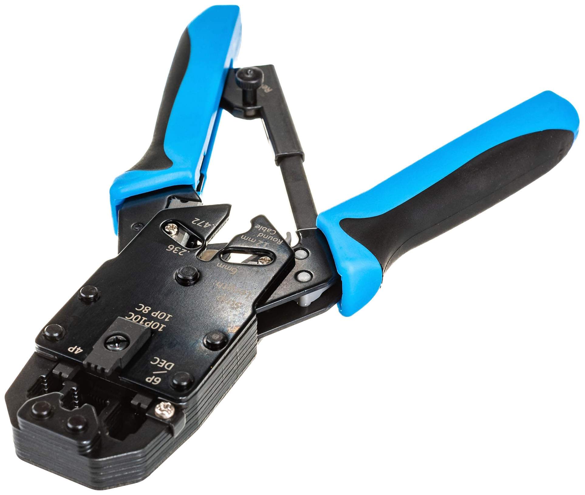 Hyperline HT-200AR Инструмент обжимной для RJ-50, RJ-45, RJ-12, RJ-11 ...