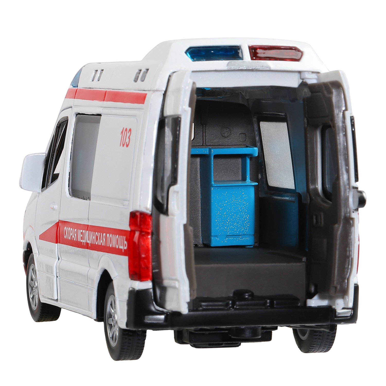 Игрушечная машинка Mercedes Sprinter 1:32 17 см Скорая помощь, белый  JB1251275 – купить в Москве, цены в интернет-магазинах на Мегамаркет