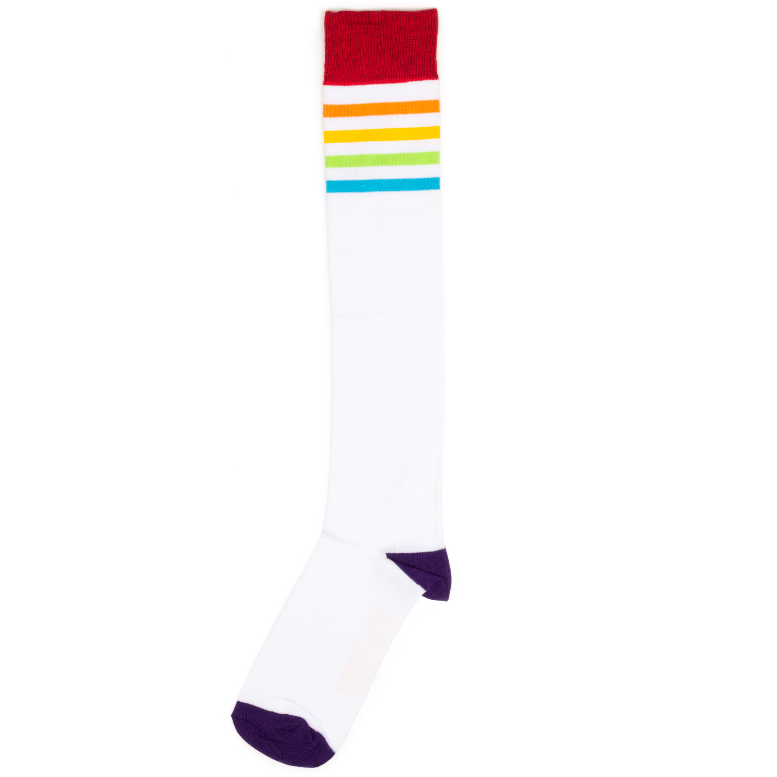 Гольфы унисекс St. Friday Socks Multi Stripes белые 34-37