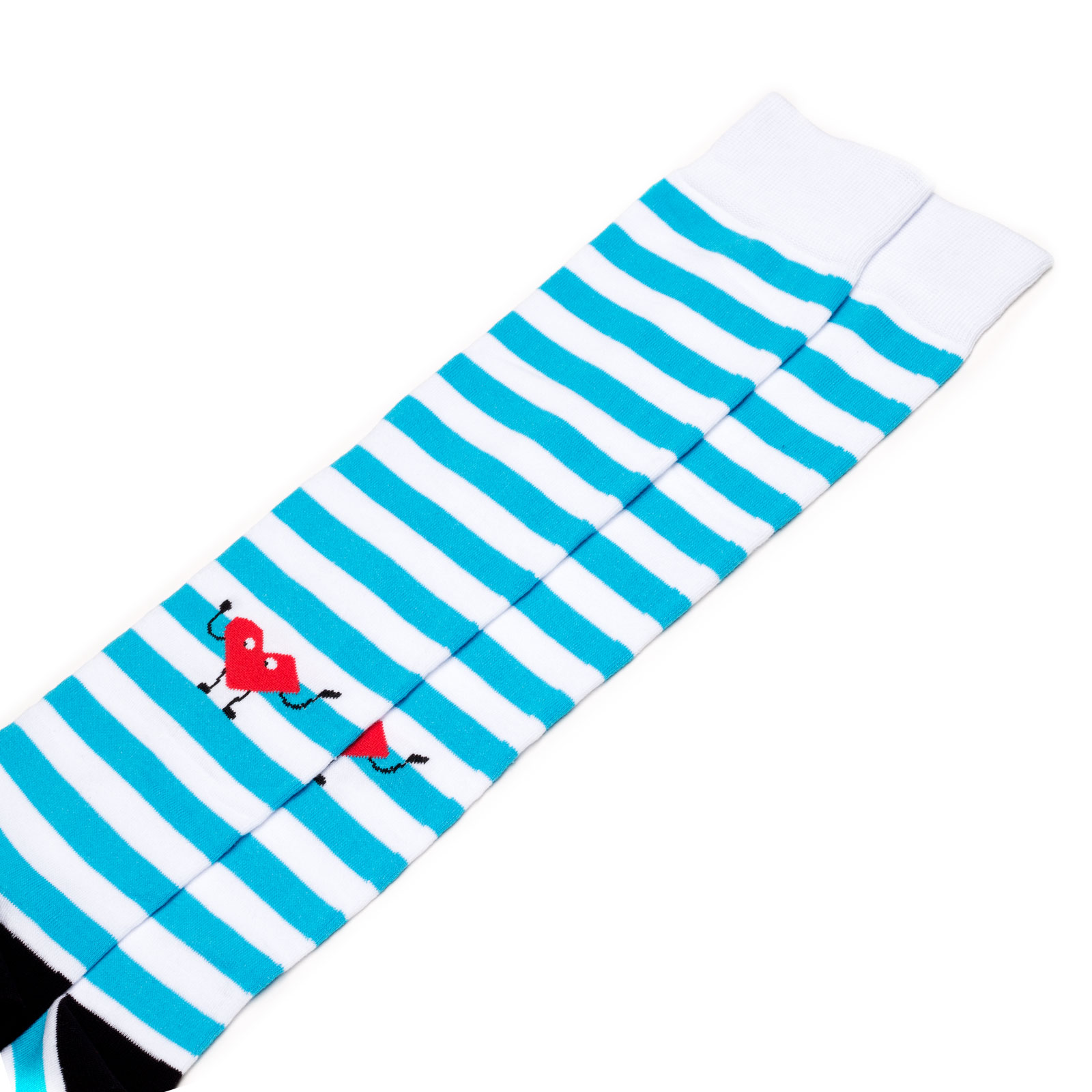 Гольфы унисекс St. Friday Socks Classic Stripes голубые 42-46