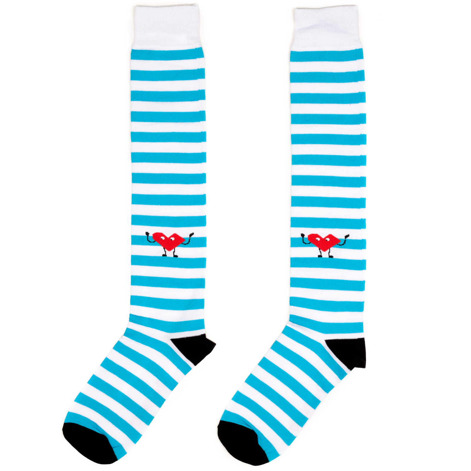 Гольфы унисекс St. Friday Socks Classic Stripes голубые 38-41