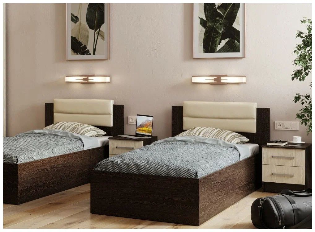 Кровать с кожаной обивкой. Кровать с тумбочками в спальню. Спальня с двумя кроватями. Кровать с тумбочками. Кровать дели тэкс.