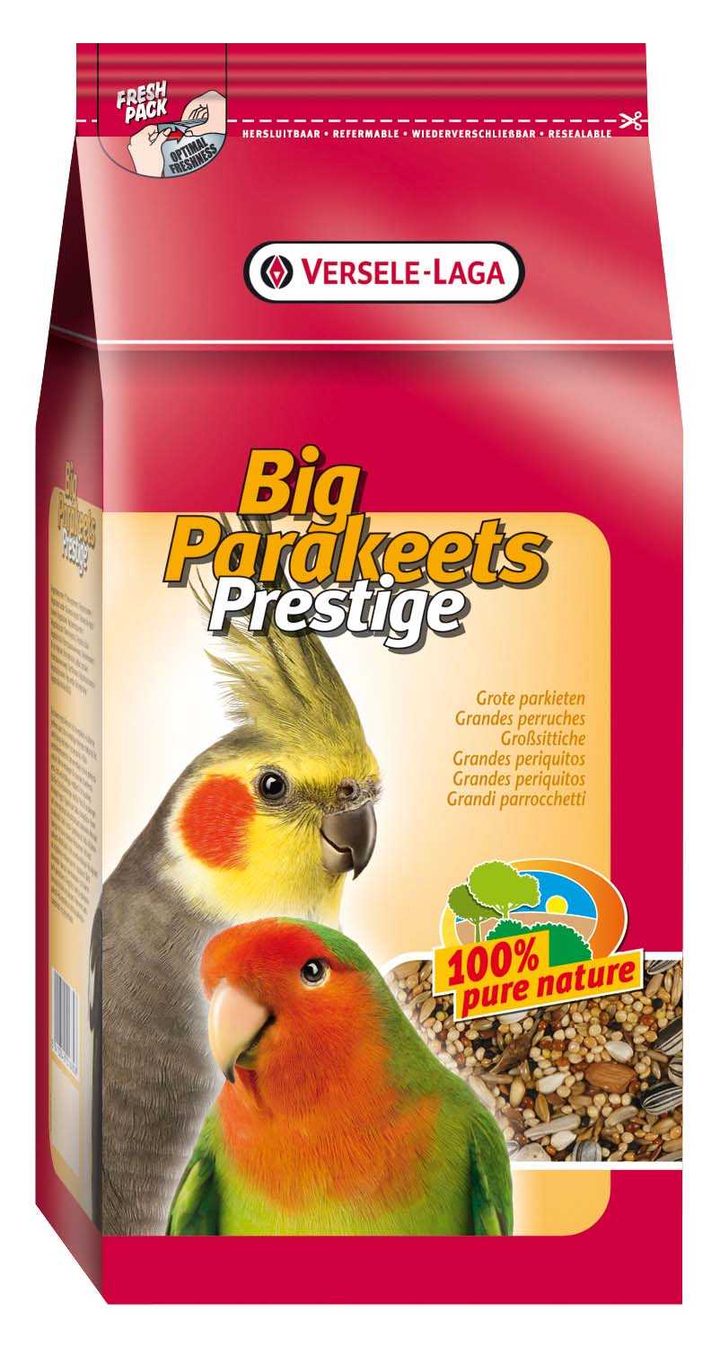 Основной корм Versele-Laga Big Parakeet Престиж для средних попугаев, 1 кг