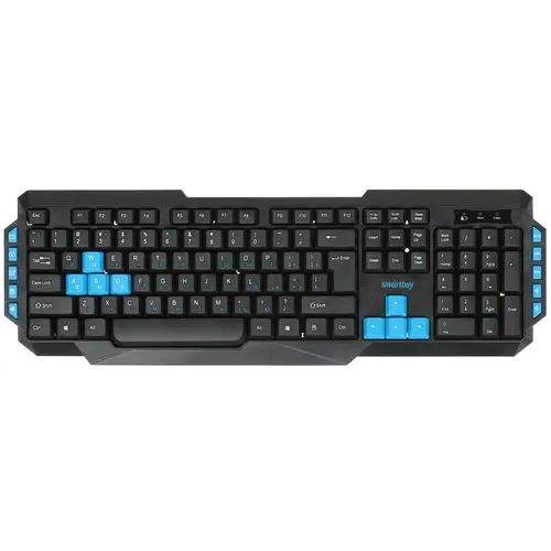 Беспроводная игровая клавиатура SmartBuy 231AG Black (SBK-231AG-K) - купить в Товары для дома "TECHTIME", цена на Мегамаркет