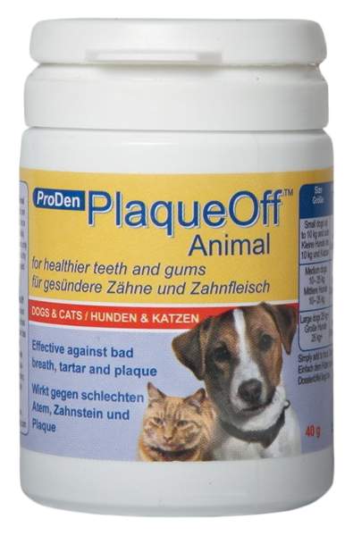 Средство для профилактики зубного камня у собак и кошек ProDen PlaqueOff, 40 г
