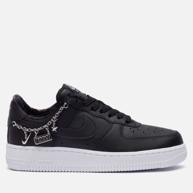 Кроссовки женские Nike Air Force 1 07 LX черные 38 EU - купить в Москве,  цены на СберМегаМаркет
